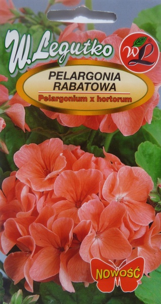 Darželinė pelargonija lašišinė (pelargonium hortorum)  Sėklų 0,05g