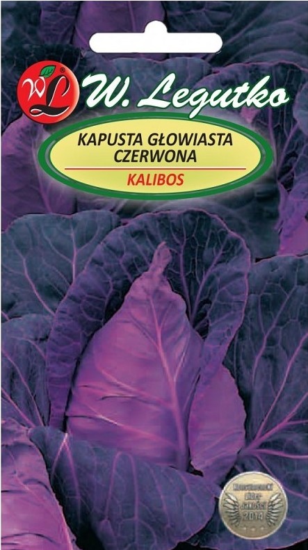 Raudonieji gūžiniai kopūstai Kalibos (lot. Brassica oleracea convar. capitata var. rubra) Sėklų 0,5g