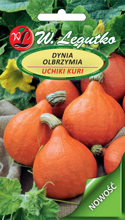 Didieji moliūgai Uchiki Kuri (Cucurbita maxima dughesne) Sėklų 3g