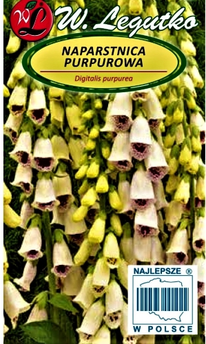 Paprastoji rusmenė Elsie Kelsey (lot. Digitalis purpurea) Sėklų 0,1g