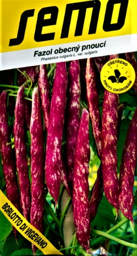Vijoklinės daržinės pupelės Borlotto di Vigevano (lot. Phaseolus vulgaris var. vulgaris) Sėklų 7g