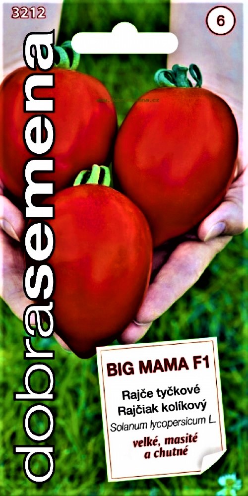 Valgomieji pomidorai Big Mama F1 (lot. Lycopersicon esculentum)  10 sėklų