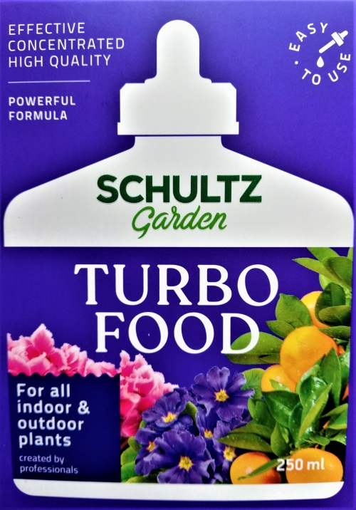 Trąšos Schultz TURBO FOOD, NPK 7,6-4-8,9+mikroelementai,  250ml