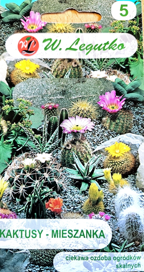 Kaktusų mišinys (lot. Cactus) Sėklų 0,2g