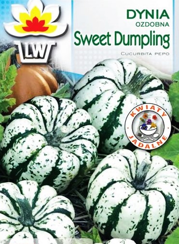 Paprastieji moliūgai Sweet Dumpling (lot. Cucurbita pepo) Sėklų 2g