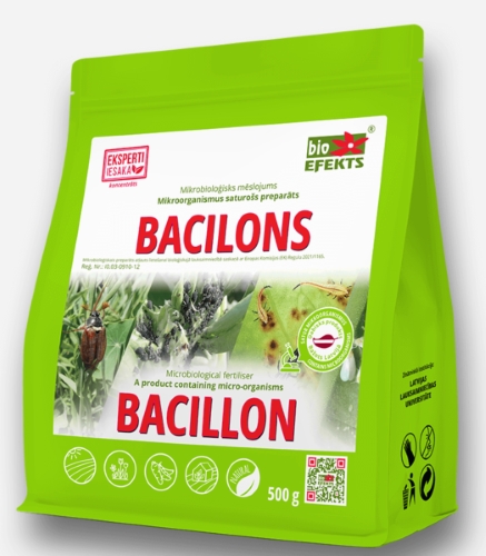 BACILONS-mikroorganizmai Bacillus sp., Pseudomonas sp.