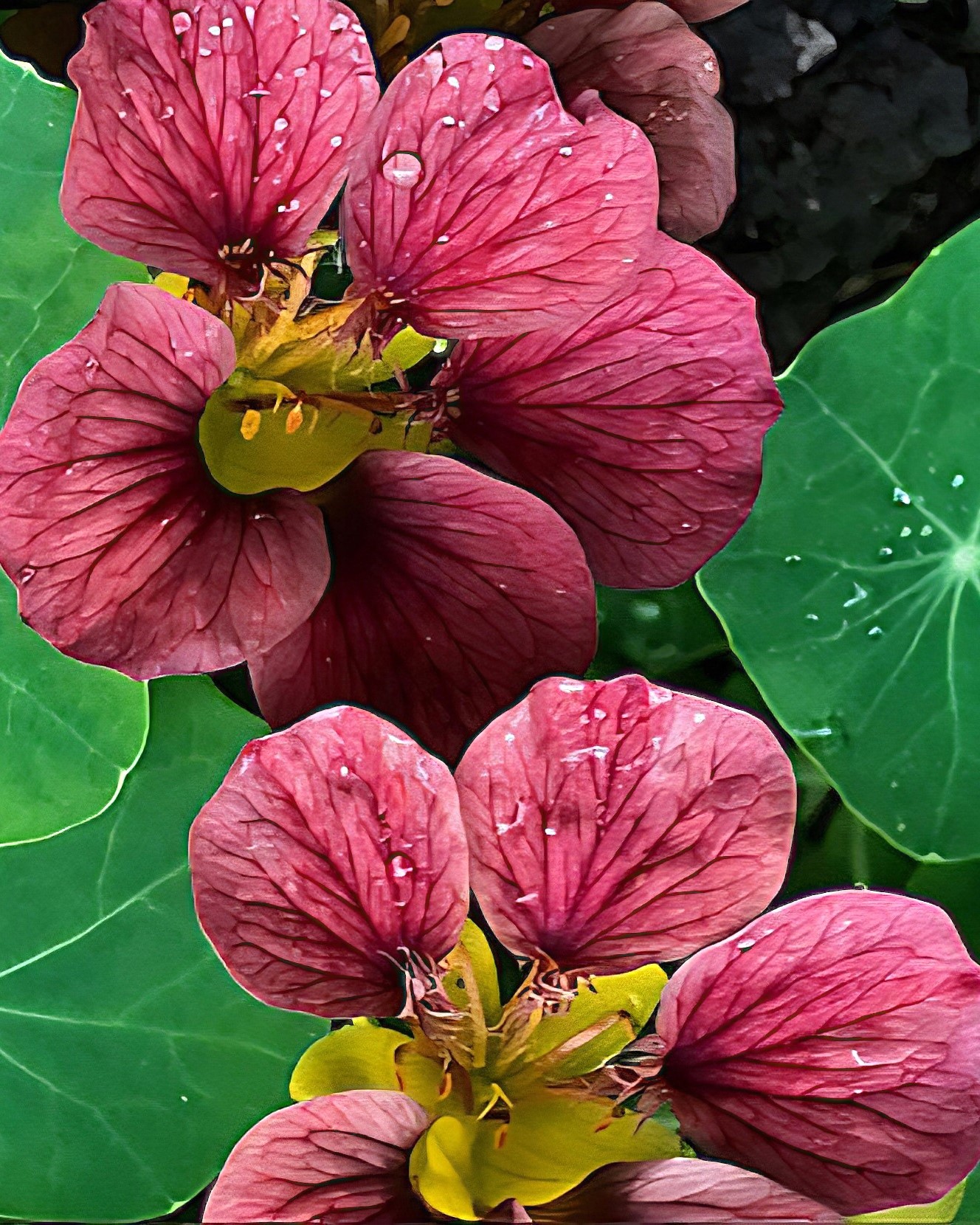 Didžioji nasturtė 'Purple Emperor' 10 sėklų (Trapaeolum majus)