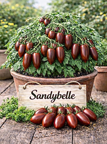 Valgomieji pomidorai Sandybelle  Sėklų 0,2 g (Lycopersicon esculentum)