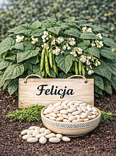 Pupelės raudonžiedės žemaūgės (gliaudomosios) 'Felicija' 50g (Phaseolus coccineus)