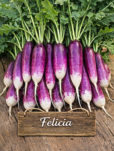 Valgomieji ridikėliai 'Felicia' 2g (Raphanus sativus var. sativus)
