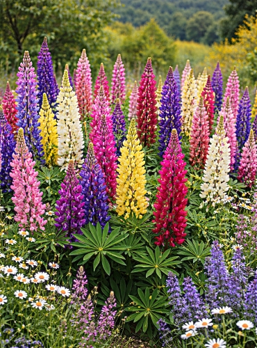 Gausialapis lubinas, mišinys, 2g  (Lupinus polyphyllus)