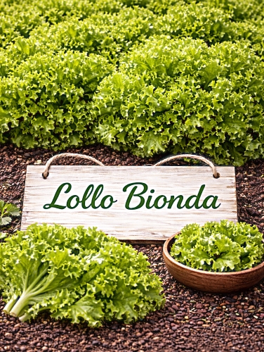 Sėjamosios salotos 'Lollo Bionda' 880 sėklų  (lot. Lactuca sativa var. crispa)