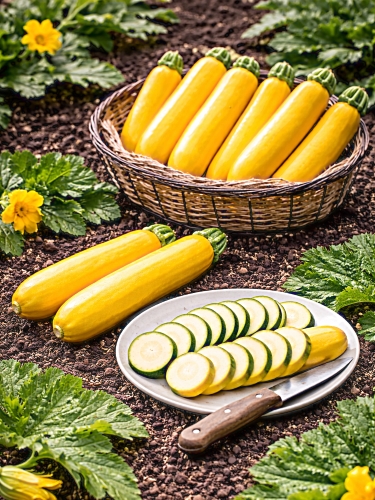 Cukinijos 'Goldena' 13 sėklų (lot. Cucurbita pepo)