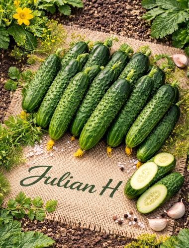 PAPRASTIEJI TRUMPAVAISIAI AGURKAI JULIAN F1 25 sėklos( CUCUMIS SATIVUS)