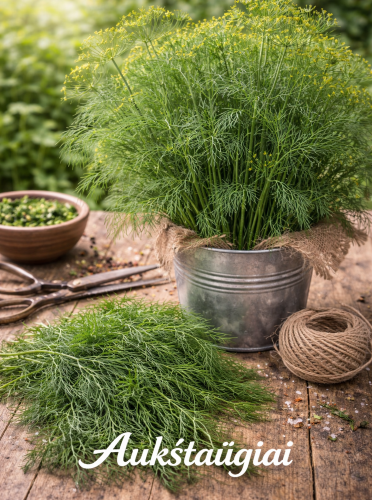 Paprastieji krapai 'Common' 2400 sėklų  (Anethum graveolens)