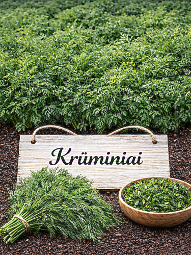 Paprastieji krapai 'Mammoth' 2000 sėklų (Anethum graveolens)