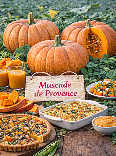 Muskusiniai moliūgai 'Muscade de Provence' 10 sėklų ( Cucurbita moschata)