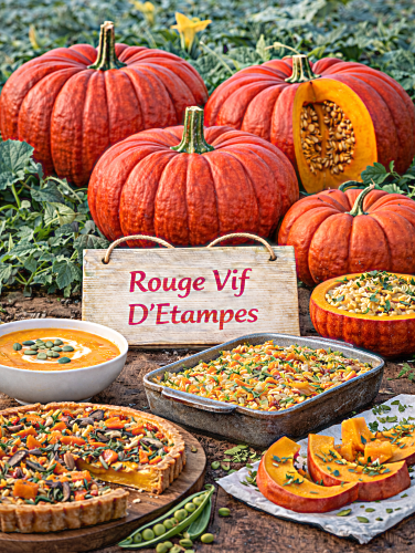 Didieji moliūgai 'Rouge vif D'etampes' 10 sėklų (Cucurbita maxima)