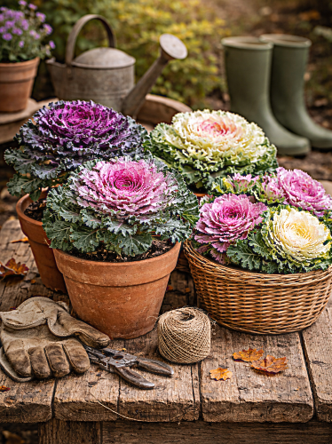 Dekoratyviniai puošnieji kopūstas (mišinys) Sėklų 0,5g (lot. Brassica oleracea)