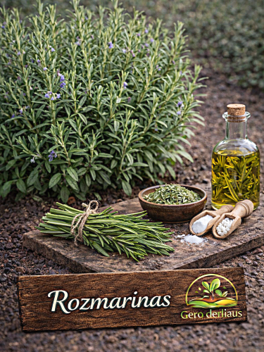 Kvapusis rozmarinas Sėklų 0,05g ( Rosmarinus officinalis)