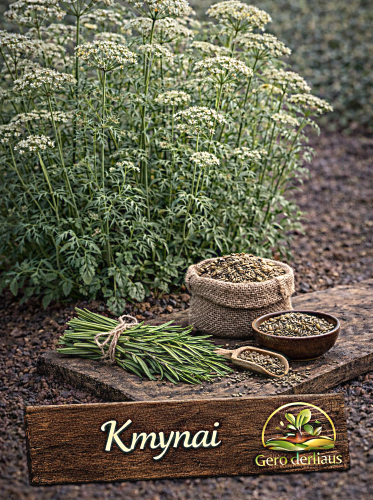 Paprastieji kmynai Sėklų 1g  (lot. Carum carvi l.)