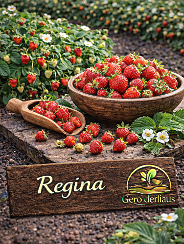 Paprastosios žemuogės 'Regina' Sėklų 0,2g  (Fragaria vesca)