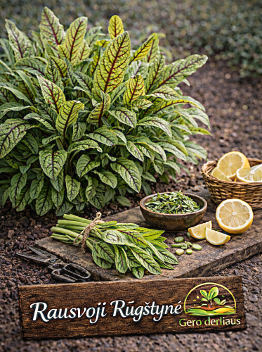 Rausvosios rūgštynės  Sėklų 0,2g (Rumex Sanguineus)