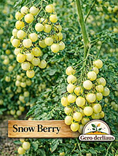 Valgomieji pomidorai "Snow Berry" 5 sėklos (Solanum lycopersicum)