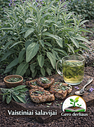 Vaistiniai šalavijai Sėklų1 g (Salvia officinalis)