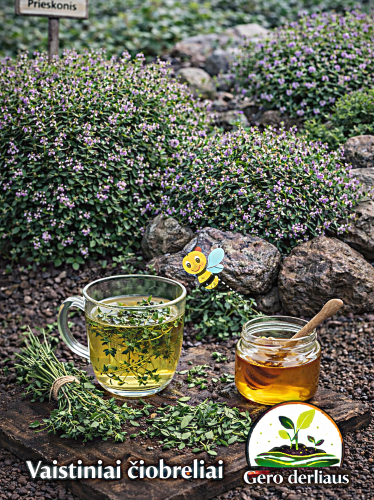 Vaistiniai čiobreliai Sėklų 0,2g (lot. Thymus vulgaris)