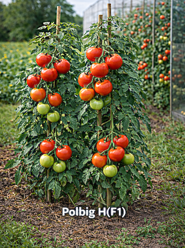 Valgomieji pomidorai Polbig H(F1) 35 sėklos (Solanum lycopersicum)