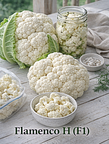 Žiediniai kopūstai Flamenco H(F1) 20 sėklų (brassica oleracea L.)