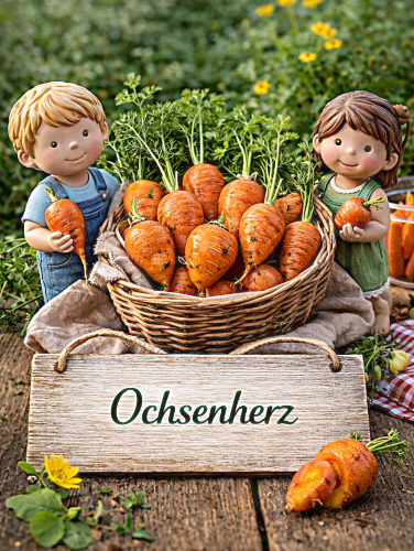 Valgomosios morkos 'Ochsenherz' 500 sėklų (Daucus carota)