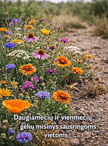 Medingų augalų mišinys sausringoms vietoms Sėklų 20g