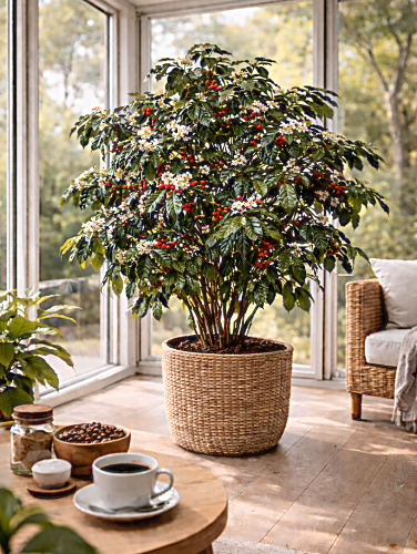 KAVAMEDIS arabinis 6 sėklos (Coffea arabica)