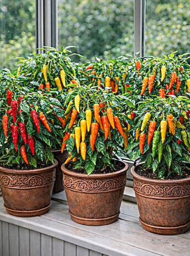Vienmetė aitrioji mini paprika, 15 sėklų (Capsicum Annuum)