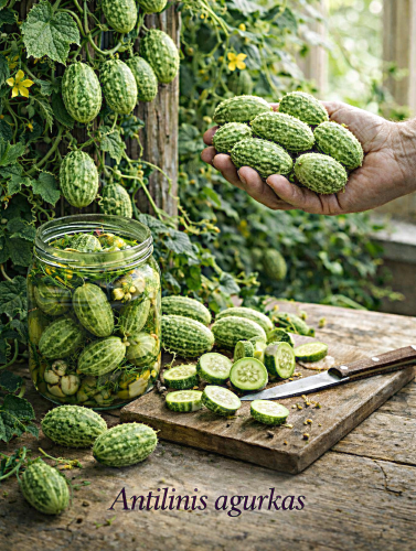 Antilinis agurkas  "Liso Calcuta" (Cucumis anguria) 10 sėklų