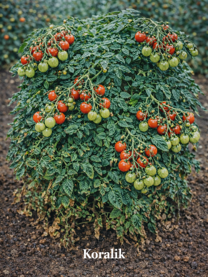 Valgomieji pomidorai žemaūgiai 'Koralik' 1g (Solanum lycopersicum)