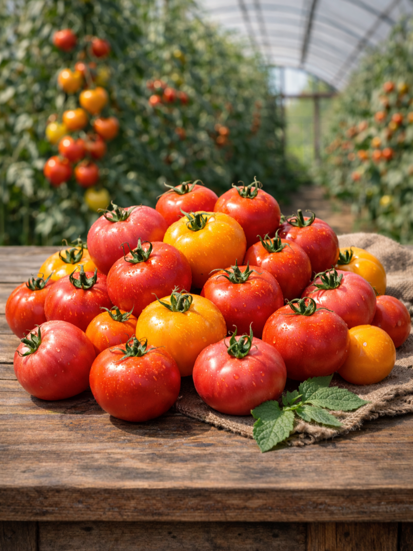 Valgomieji pomidorai, veislių mišinys Sėklų 0,9g (Solanum Lycopersicum)