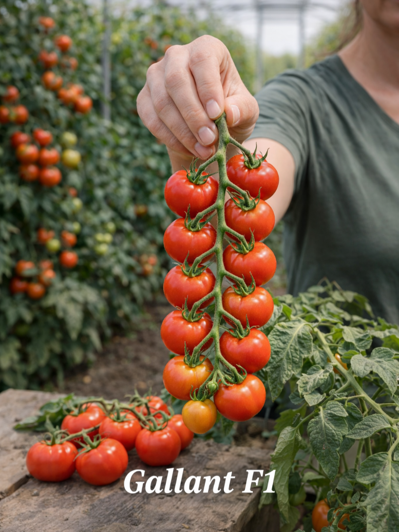 Valgomieji pomidorai Gallant F1 Sėklų 0,1g (Solanum lycopersicum)