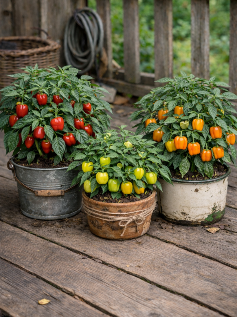 Vienmetė paprika tipo MINIBLOCK 15 sėklų (Capsicum annuum)