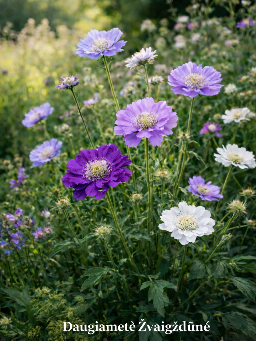 Kaukazinė žvaigždūnė Sėklų 0,3g (Scabiosa caucasica)