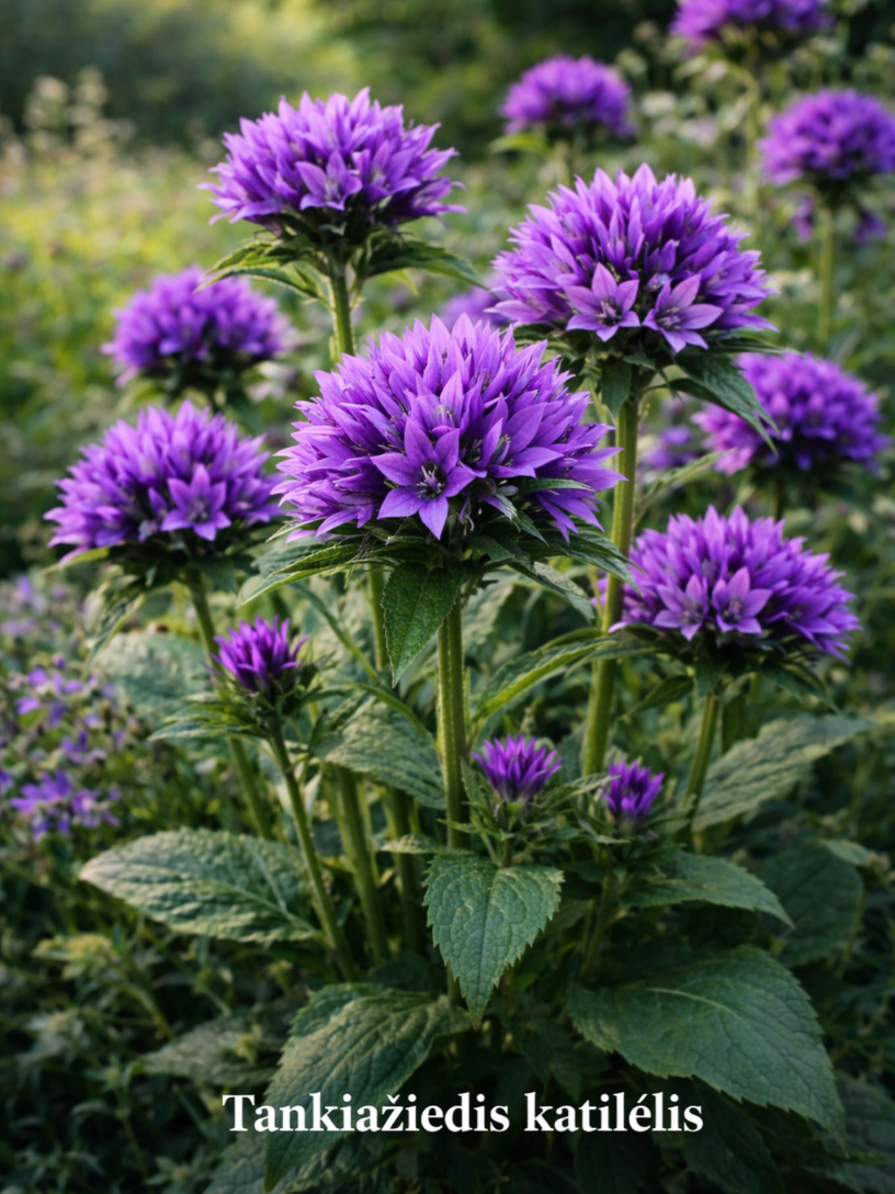Tankiažiedžiai katilėliai Sėklų 0,1g (Campanula glomerata)