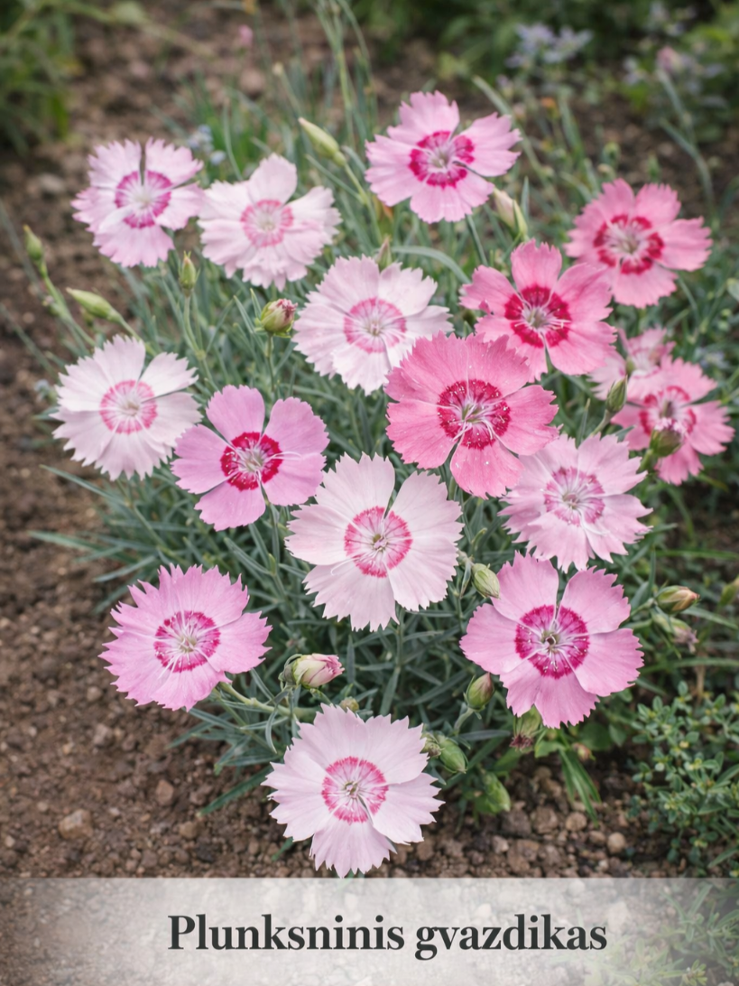 Plunksninis gvazdikas Sėklų 0,5g (Dianthus plumarius)