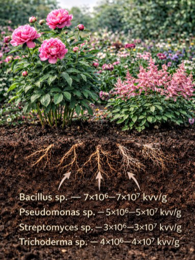 Mikroorganizmai daugiamečių gėlių sveikatai ir imunitetui 500g