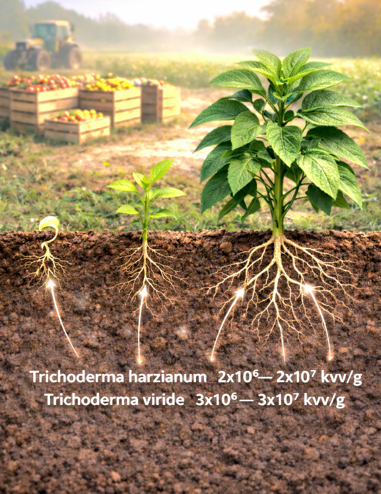 Trichoderminas-mikroorganizmai augalo sveikatai ir imunitetui