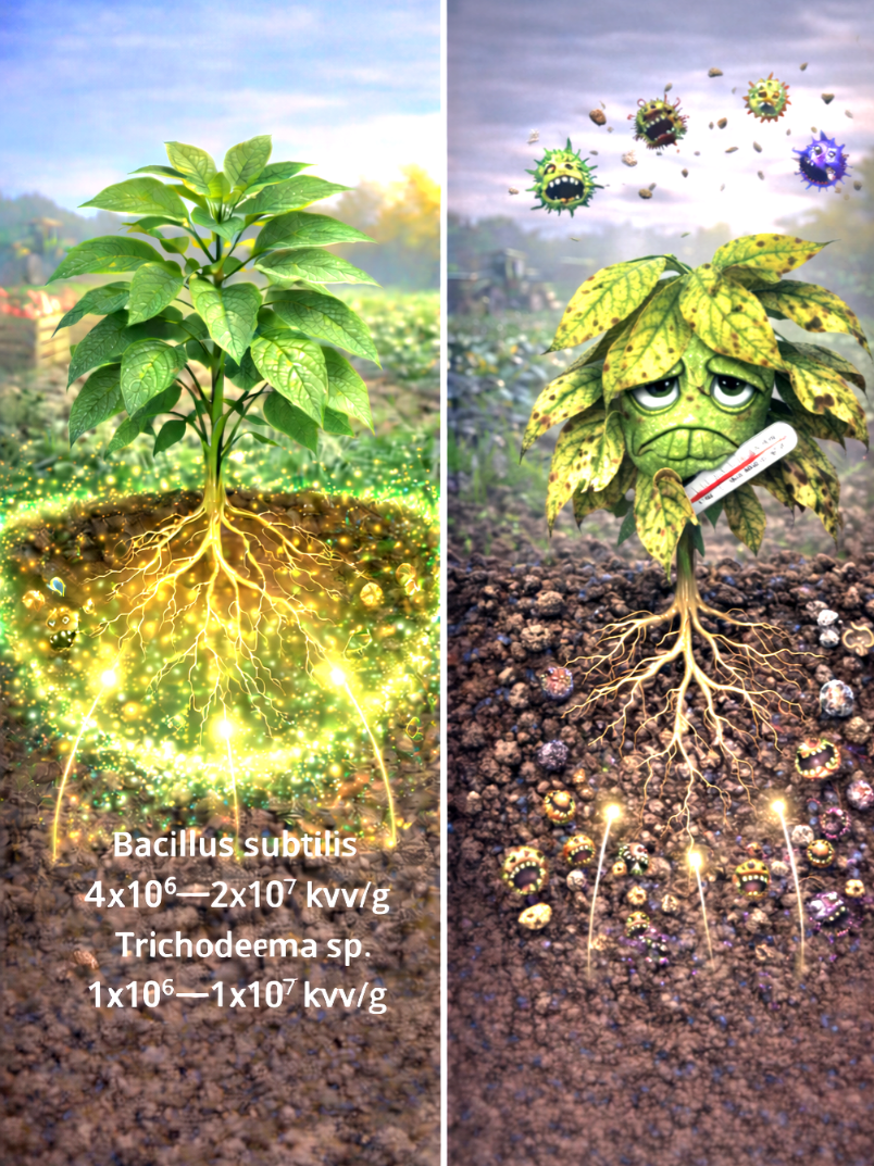 SUBTIMIKSS-mikroorganizmai augalo sveikatai ir imunitetui