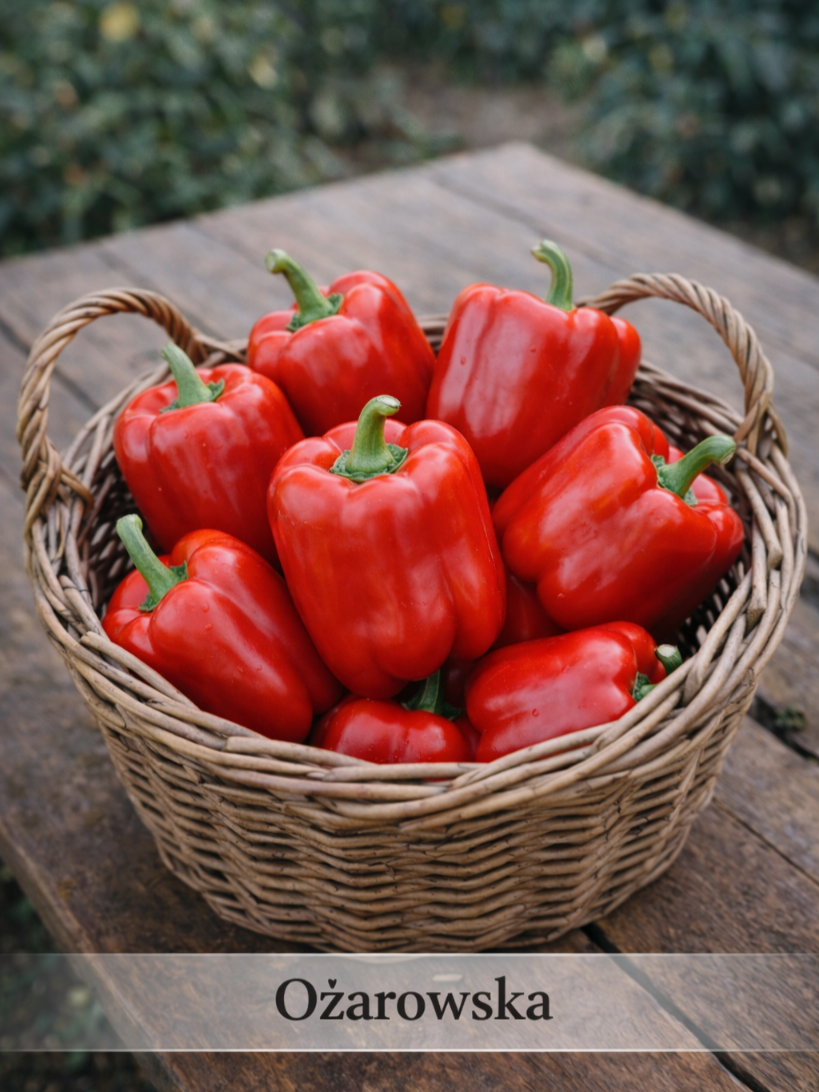 VIENMETĖ PAPRIKA 'OŽAROWSKA' 25 sėklos (CAPSICUM ANNUUM)