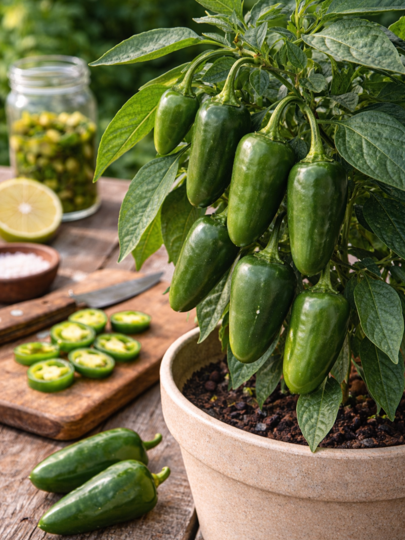 Jalapeno paprika 10 sėklų (capsicum annuum)