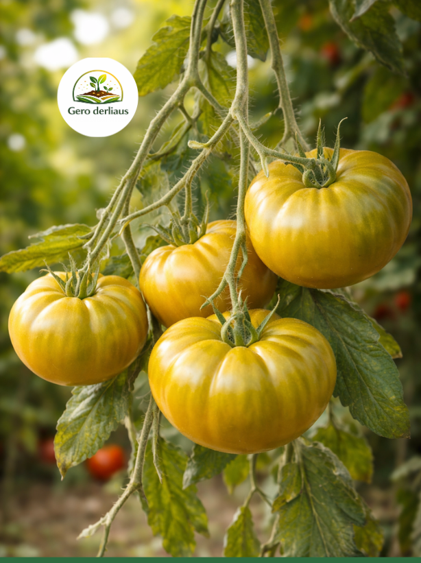 Valgomieji pomidorai 'Charlie Green' 10 sėklų (Solanum lycopersicum)